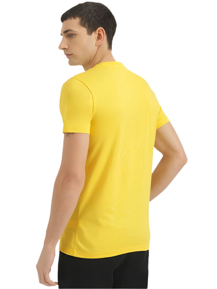 MEN'S REGULAR FIT ROUND NECK STRIPED T-SHIRT
