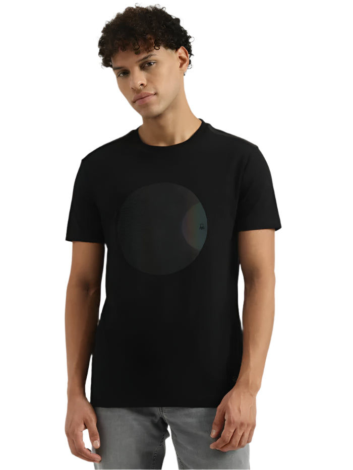 MEN'S REGULAR ROUND NECK GRAPHIC PRINT T-SHIRT