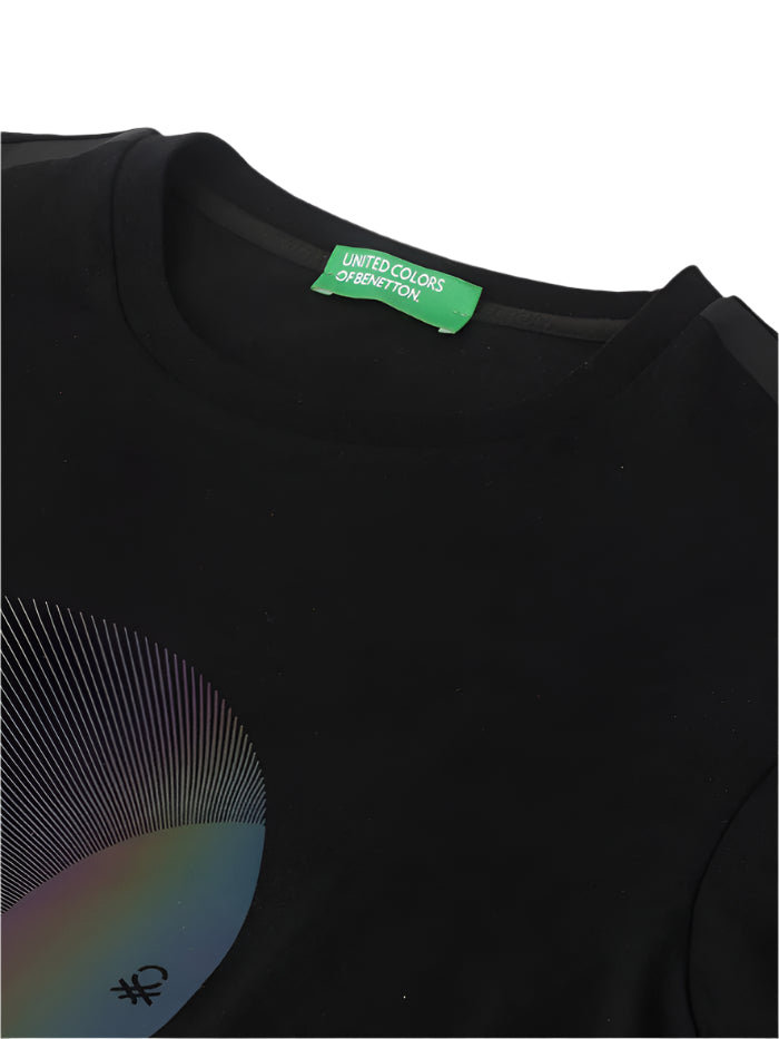 MEN&#39;S REGULAR ROUND NECK GRAPHIC PRINT T-SHIRT