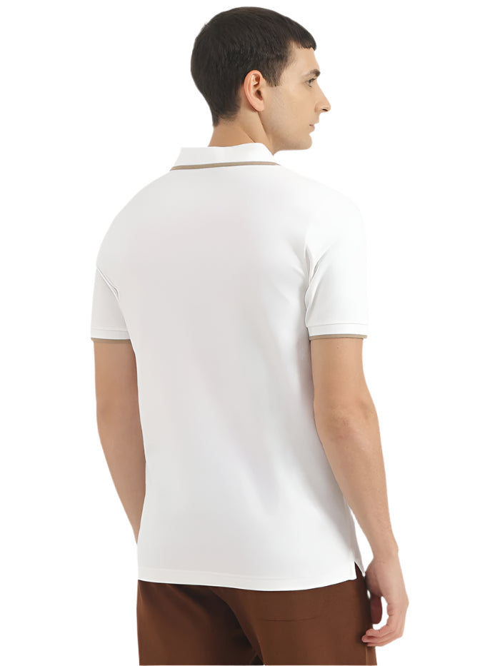 MEN'S REGULAR FIT JOHNY COLLAR SOLID T-SHIRT