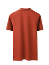MEN&#39;S REGULAR FIT POLO NECK SOLID T-SHIRT