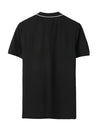 MEN&#39;S REGULAR FIT POLO NECK SOLID T-SHIRT