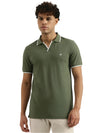 MEN&#39;S REGULAR JOHNY COLLAR SOLID T-SHIRT