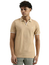 MEN&#39;S REGULAR JOHNY COLLAR SOLID T-SHIRT