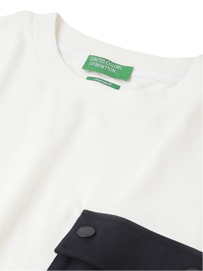 MEN&#39;S OVERSIZED FIT ROUND NECK SOLID T-SHIRT