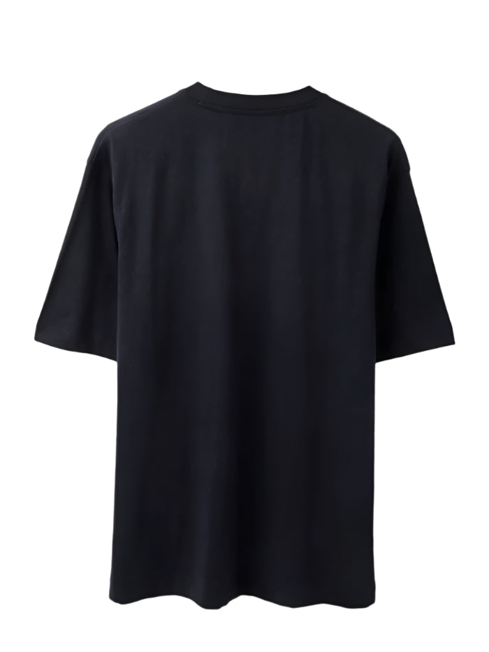 MEN&#39;S OVERSIZED FIT ROUND NECK SOLID T-SHIRT