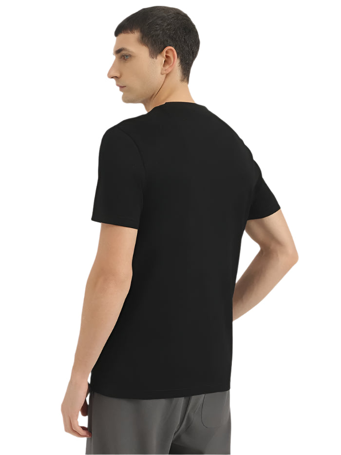 MEN'S RELAXED FIT ROUND NECK STRIPED T-SHIRT