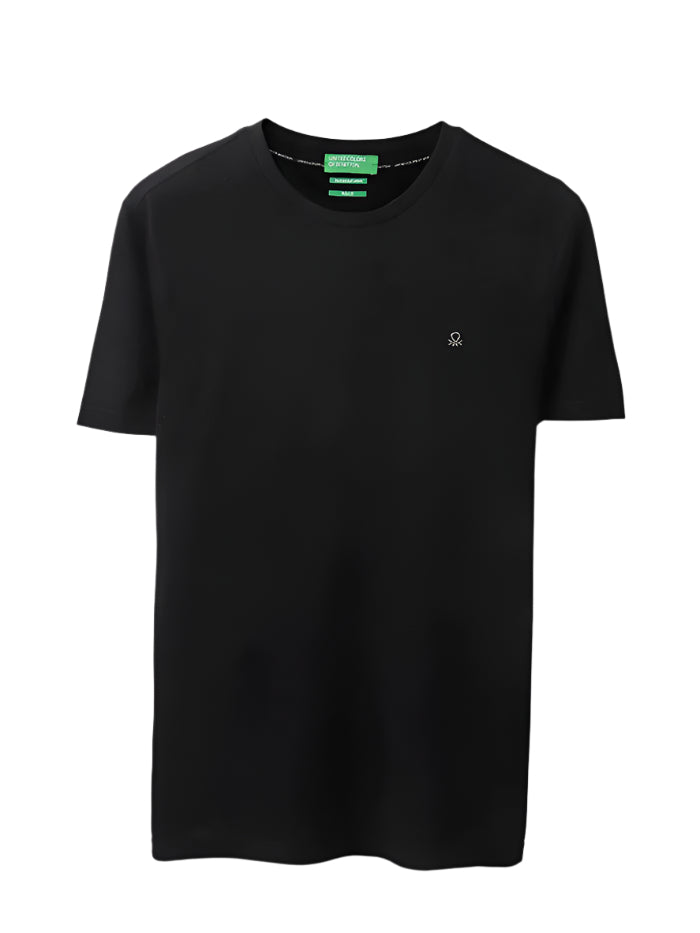 MEN&#39;S RELAXED FIT ROUND NECK STRIPED T-SHIRT