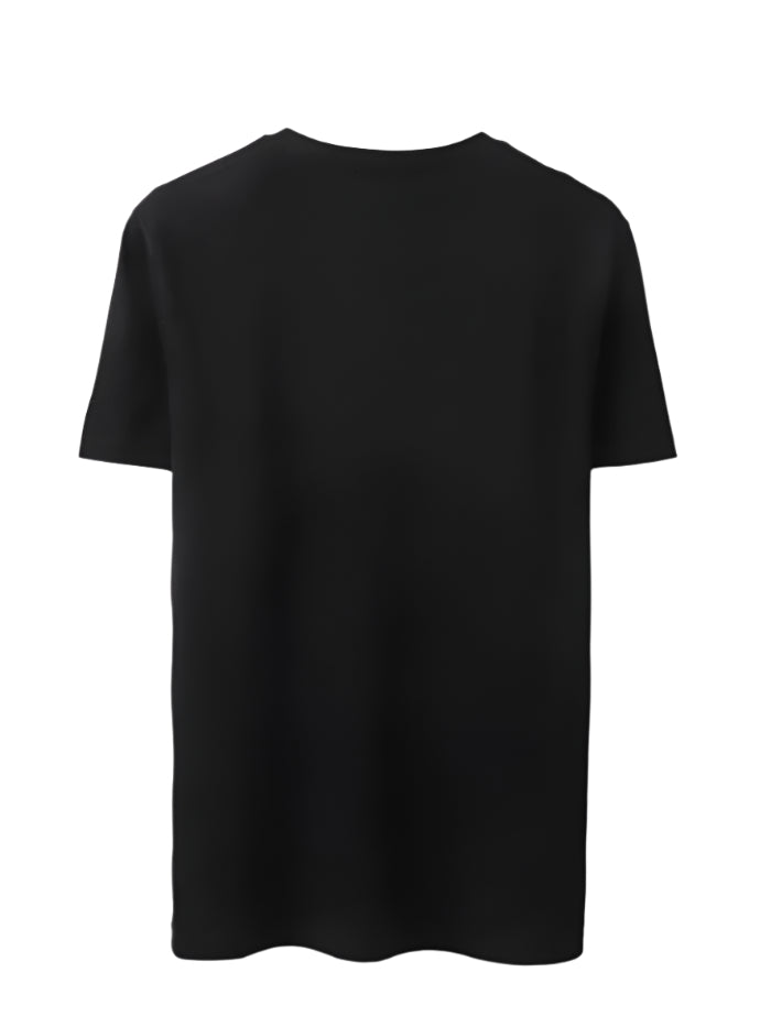 MEN&#39;S RELAXED FIT ROUND NECK STRIPED T-SHIRT