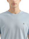MEN&#39;S REGULAR FIT ROUND NECK SOLID T-SHIRT