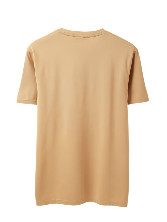 MEN&#39;S RELAXED FIT ROUND NECK SOLID T-SHIRT