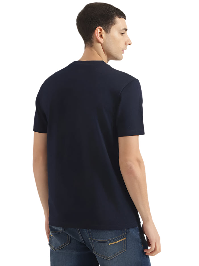 MEN'S RELAXED FIT ROUND NECK SOLID T-SHIRT