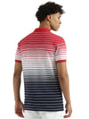 MEN&#39;S REGULAR POLO NECK STRIPED T-SHIRT