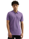 MEN&#39;S REGULAR POLO NECK SOLID T-SHIRT