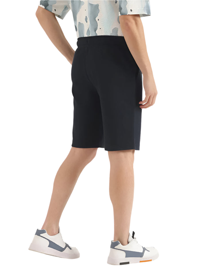 MEN'S SOLID REGULAR FIT SHORTS