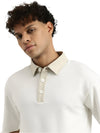 MEN&#39;S OVERSIZED POLO NECK SOLID T-SHIRT