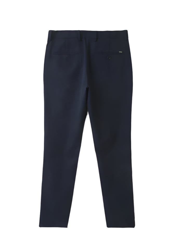 MEN&#39;S SOLID SLIM FIT TROUSERS