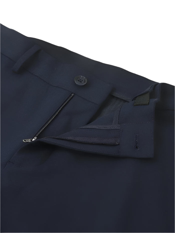 MEN&#39;S SOLID SLIM FIT TROUSERS