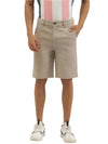 MEN&#39;S SOLID SLIM FIT CHINO SHORTS