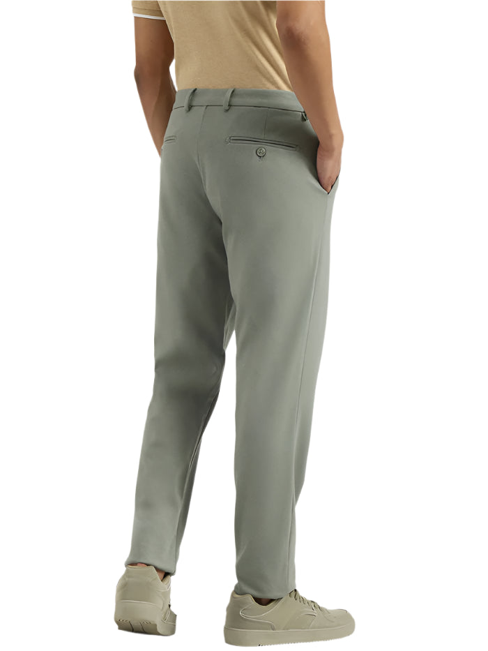 MEN'S SOLID RELAXED TROUSER