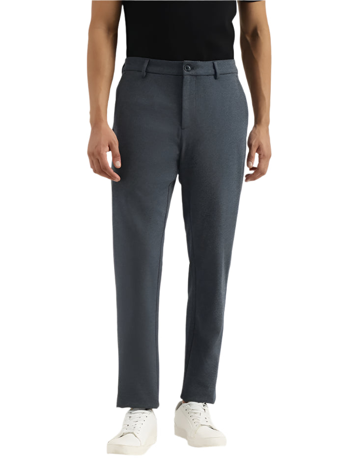 MEN'S SOLID RELAXED TROUSER