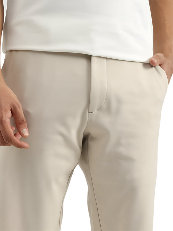 MEN&#39;S SOLID RELAXED TROUSER