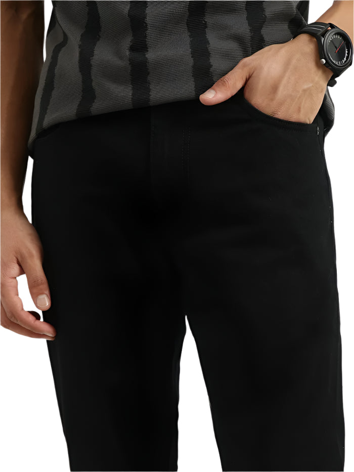 MEN&#39;S SOLID SKINNY JEANS