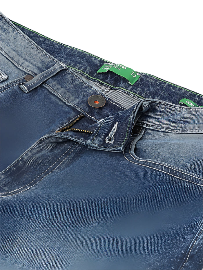 MEN&#39;S WASHED SKINNY JEANS