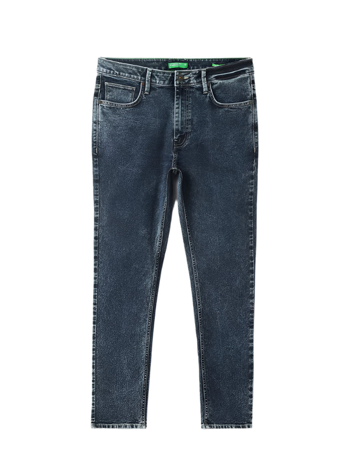 MEN&#39;S WASHED LOW CROTCH JEANS