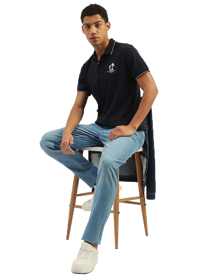 MEN&#39;S SOLID SLIM FIT JEANS