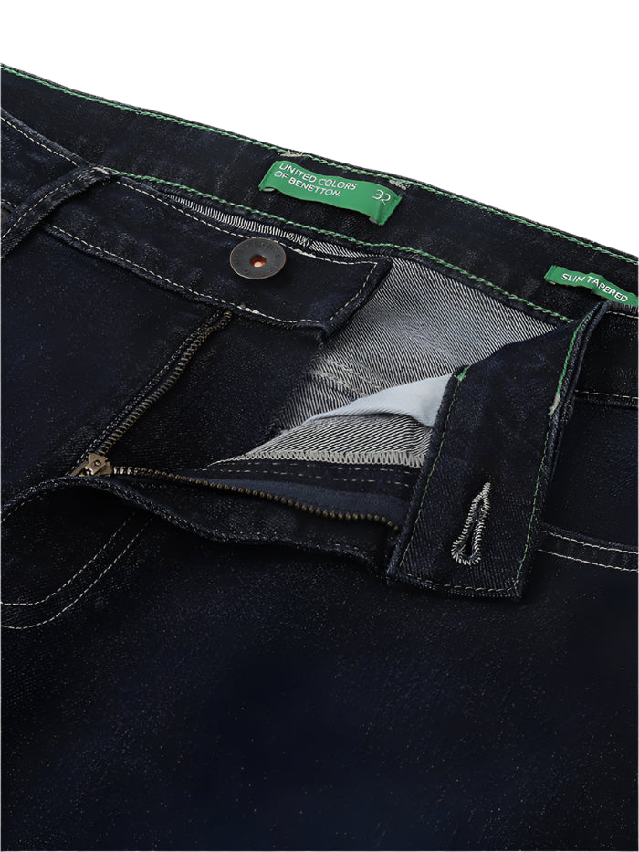 MEN&#39;S SOLID SLIM FIT JEANS