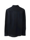 MEN&#39;S SLIM FIT SPREAD COLLAR STRIPED SHIRT