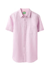MEN&#39;S REGULAR FIT SPREAD COLLAR SOLID SHIRT