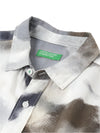 MEN&#39;S RELAXED FIT SPREAD COLLAR ABSTRACT SHIRT