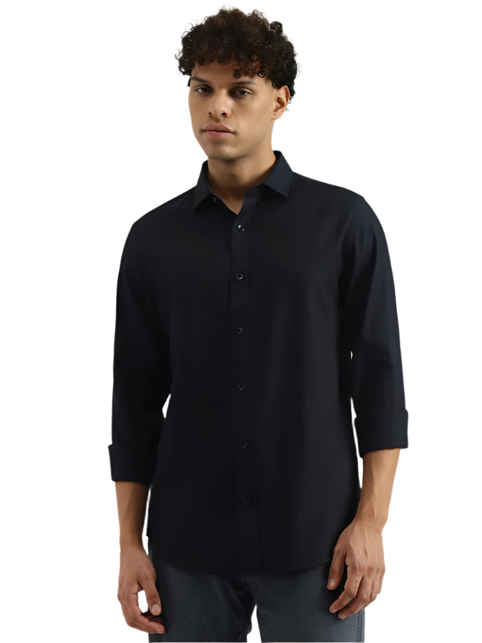 MEN'S REGULAR SEMI-CUTAWAY PRINTED SHIRT