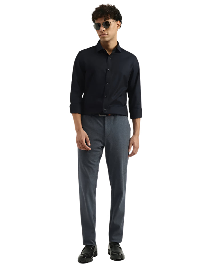 MEN&#39;S REGULAR SEMI-CUTAWAY PRINTED SHIRT