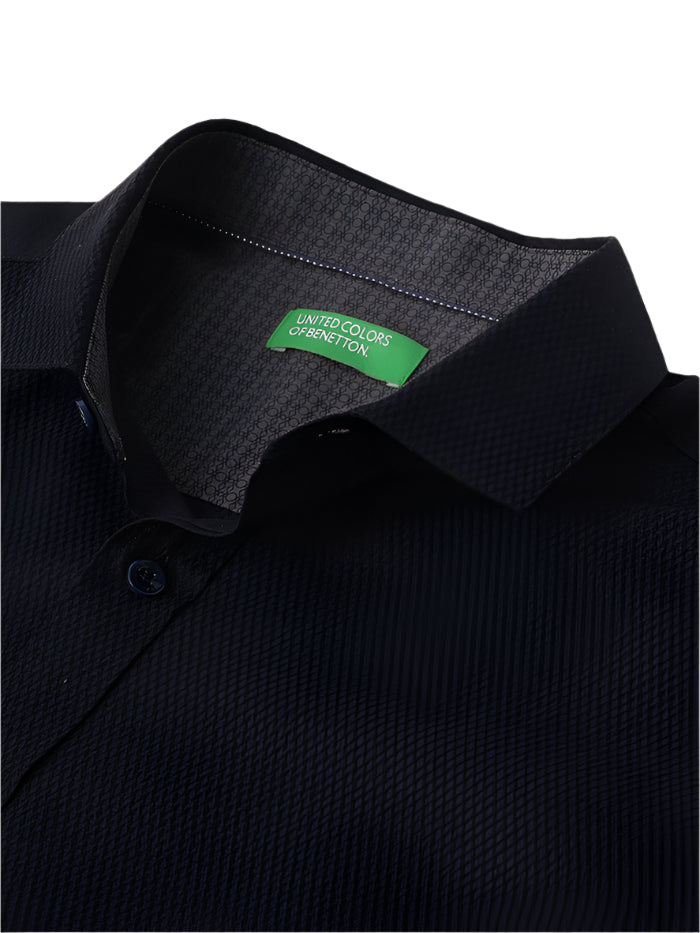 MEN&#39;S REGULAR SEMI-CUTAWAY PRINTED SHIRT