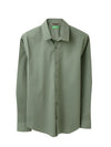 MEN&#39;S SLIM FIT SPREAD COLLAR SOLID SHIRT