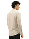 MEN&#39;S REGULAR FIT SPREAD COLLAR TONAL FLORAL SHIRT