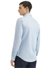 MEN&#39;S SLIM FIT SPREAD COLLAR SOLID SHIRT