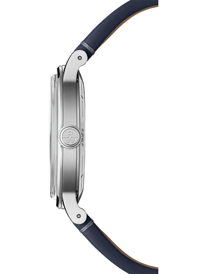 RAYMOND WEIL MILLESIME MEN'S AUTOMATIC BLUE LEATHER WATCH