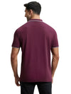 Men&#39;s Wine Half Sleeve Polo T-Shirt