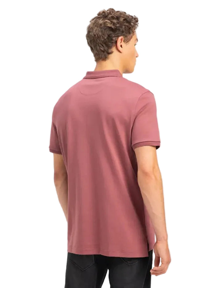 Men's Super Combed Cotton Rich Solid Half Sleeve Wild Ginger Polo T-Shirt