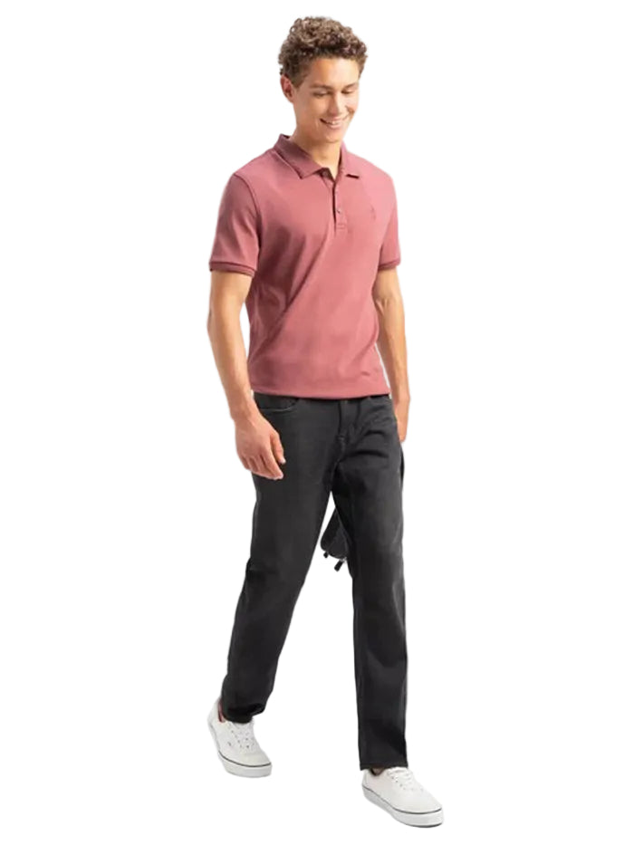 Men's Super Combed Cotton Rich Solid Half Sleeve Wild Ginger Polo T-Shirt