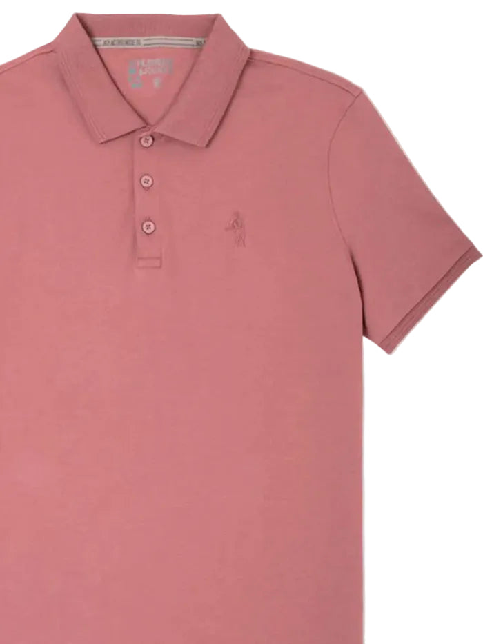 Men's Super Combed Cotton Rich Solid Half Sleeve Wild Ginger Polo T-Shirt