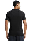 Men&#39;s Half Sleeve Black Polo T-Shirt