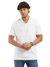 Men&#39;s Half Sleeve White Polo T-Shirt