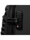 Precursor Black Expandable 8-Wheel Suitcase with TSA Lock it luggage
