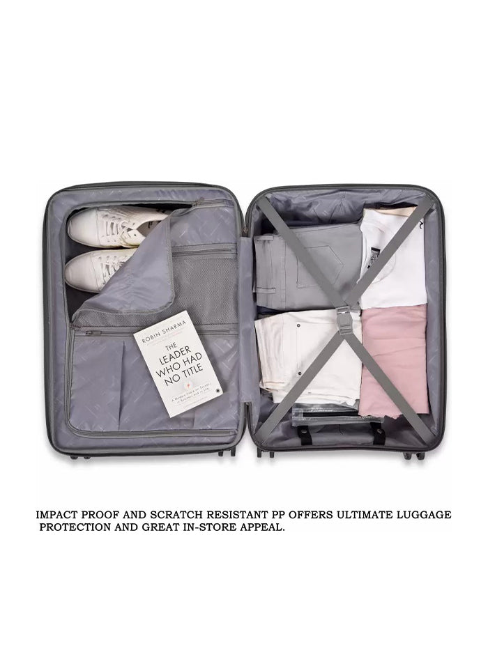 it luggage Eco Tough Grey Suitcase Expandable Travel Bag