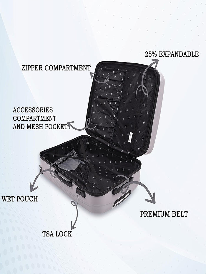 it luggage Cushion Lux Silver Trolley Bag